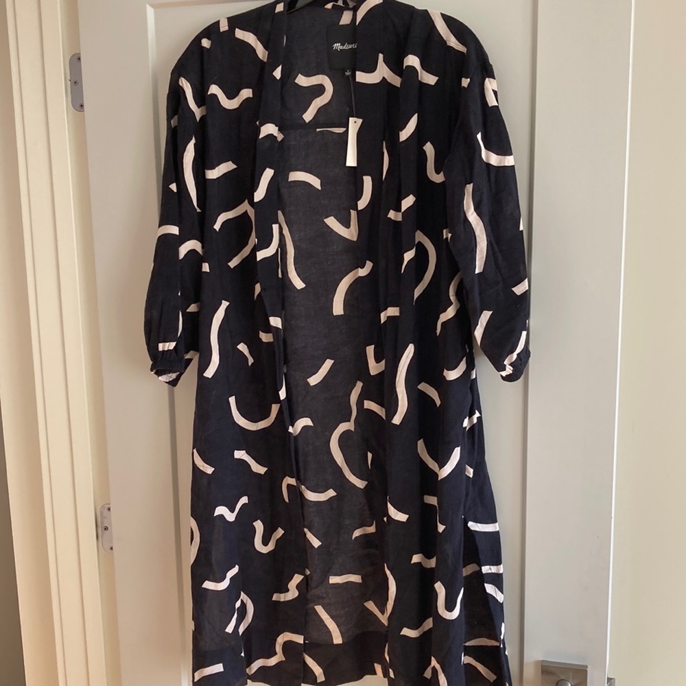 Madewell printed robe NWT